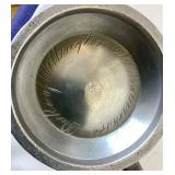 Pair of Antique English Pewter Measures / Pitchers