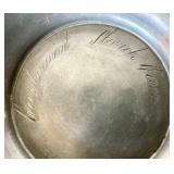 Pair of Antique English Pewter Measures / Pitchers