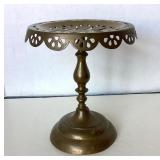 Antique Victorian Brass Kettle Stand / Fireside Trivet