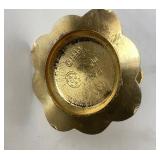 Two Pairs of Brass Replica Candlesticks