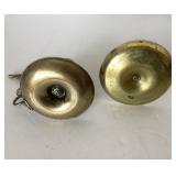 Pair of Antique Brass Chambersticks #1