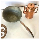 Trio of Antique Copper Items
