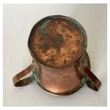 Antique 3 Handled Russian Copper Ritual Cup
