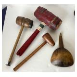 Group of Assorted Antique Wooden Wares