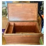 Antique Maple Tool Chest in Old Red Wash