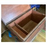 Antique Maple Tool Chest in Old Red Wash