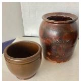 Group of 4 Antique Stoneware Crocks