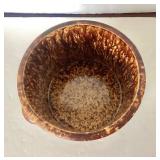 Antique Rockingham Storage Jar