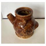 Antique Rockingham Batter Jug