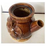 Antique Rockingham Batter Jug