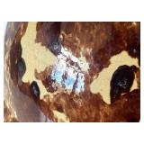 Very Large Antique Rockingham Bowl