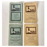 Group of 4 Antique Magazines: "The Teepee Book" ( Sept.- Dec. 1916 )