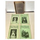 Group of Antique Magazines and Atlas