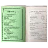 Group of Antique Magazines and Atlas