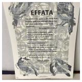 Group of 3 Frameable Poetry Broadsides (ex. Robert Bly Estate)