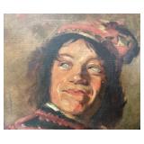 Antique "Troubadour" Painting