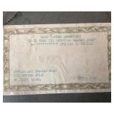 Pair of Antique Hand Painted Engravings in Vintage Velvet Frames