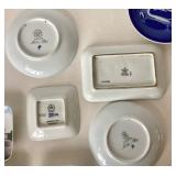 Group of Danish Porcelain Plates and Trays