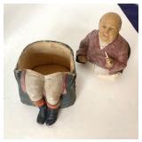 Vintage Figural Ceramic Pair