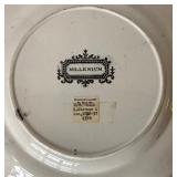 Antique Black & White Transferware Pair