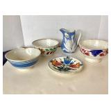 Colorful Group of European Ceramics