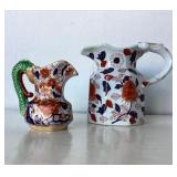 Pair of Replica English Imariware Pitchers
