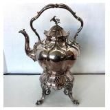 Antique Reed & Barton Silverplate Tipping Teapot