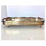 Vintage Reed & Barton Galleried / Claw Foot Silverplate Tray