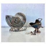Pair of Antique & Vintage Silverplate Tablewares