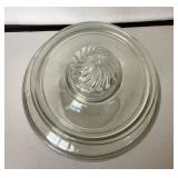 Large Vintage Glass Counter Jar