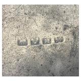 Antique Pewter Charger #1