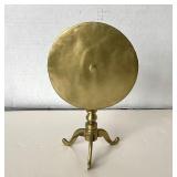 Antique English Tilt-top Brass Candle Reflector #1