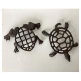 Pair of Antique Figural Trivets