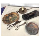 Group of Assorted Antique Tin, Tole and Iron