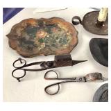 Group of Assorted Antique Tin, Tole and Iron