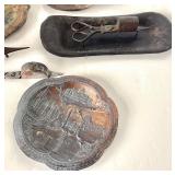 Group of Assorted Antique Tin, Tole and Iron