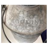 Trio of Vintage Galvanized Vessels