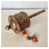 Vintage Copper / Brass Tibetan Prayer Wheel