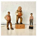 Group of 3 Wooden Folk Art Carvings #1
