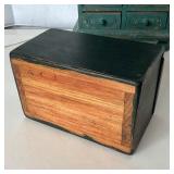 Pair of Vintage Painted Wooden Boxes