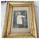 Group of 3 Small Antique Frames With Old Photos