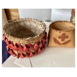 Group of 6 Antique and Vintage Baskets