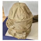 Antique Candle Warmed Ice Fishing Minnow Bucket + Floating and Clamp Creels