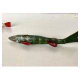 Group of Vintage Hand Crafted Fishing Decoys and Frog Lures