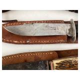 Vintage Eagle Head Pommel Aragon Sword + Knives and Sheaths