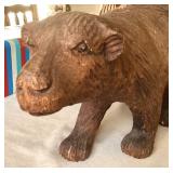 Pair of Carved Wooden Bears