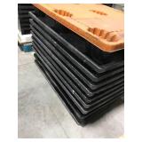 9 PLASTIC ASSORTED PALLETS