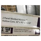 30" 2 PANEL MOLDED DOOR, NEW, INTERIOR