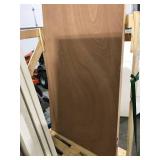 36" FLUSH HARDWOOD DOOR, NEW