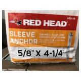 RED HEAD SLEEVE ANCHOR